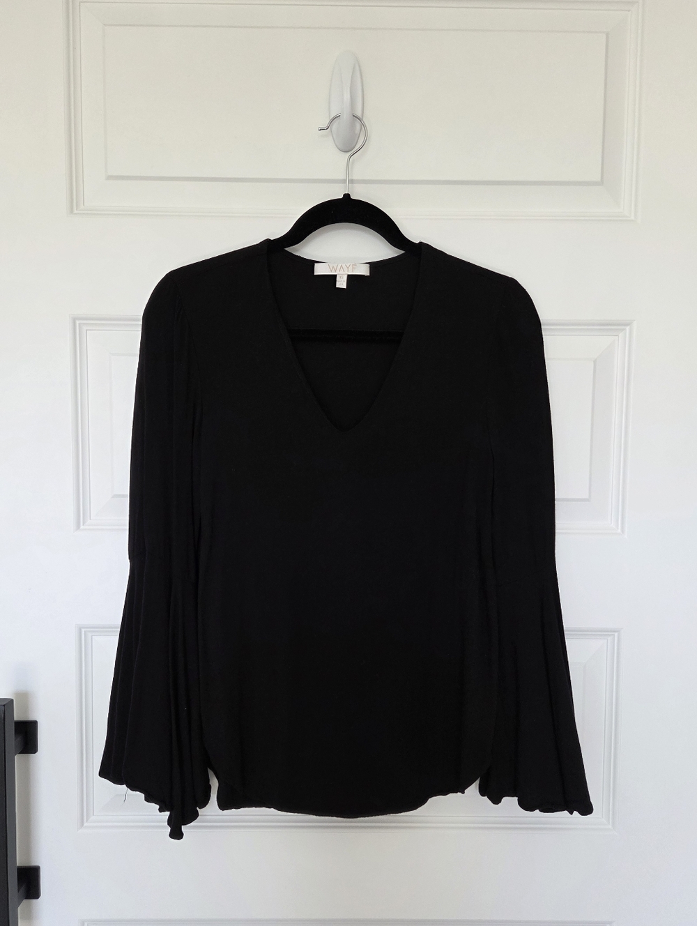 WAYF Bell Sleeve Top